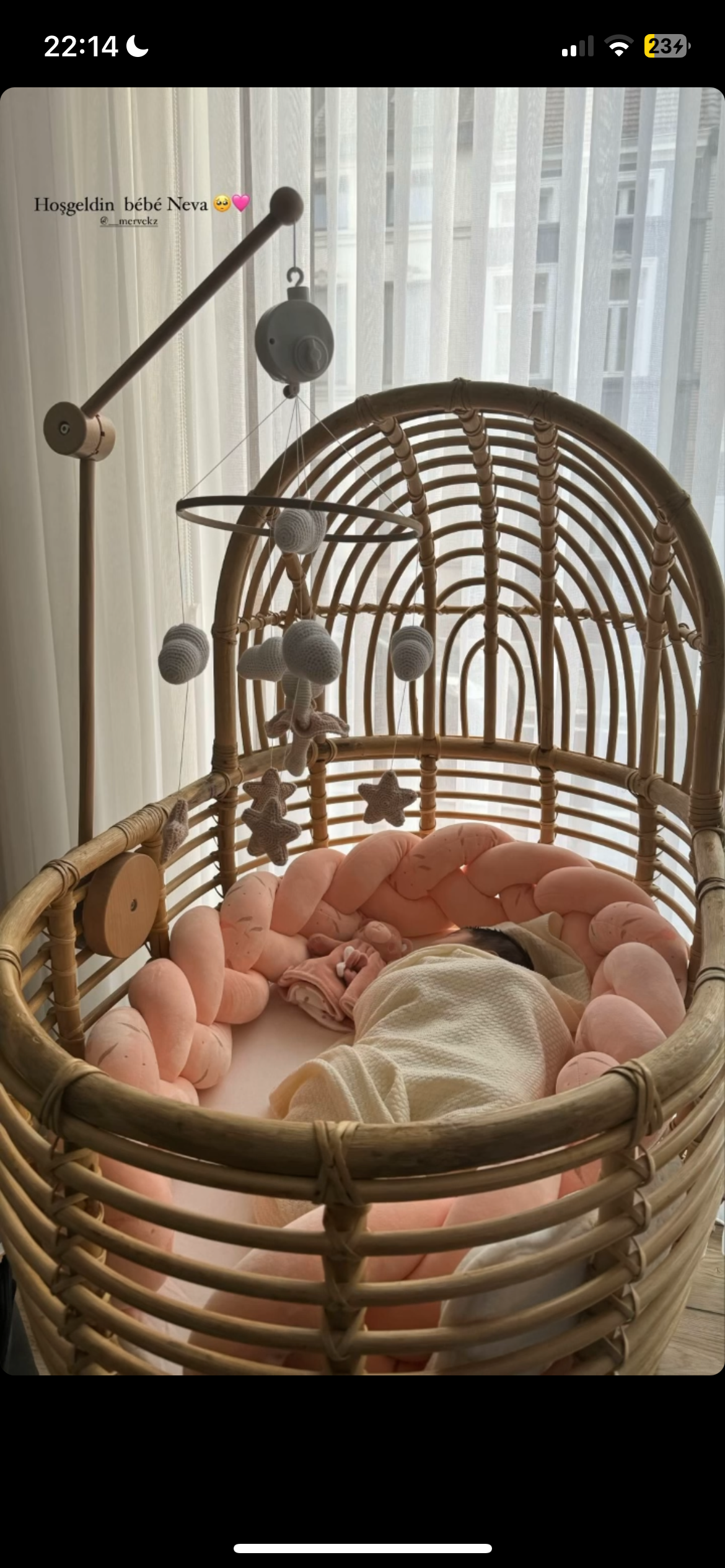 Rotan Wieg Joy