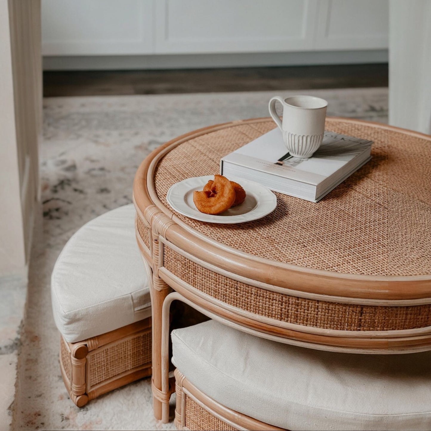 Rotan Koffietafel Rosa