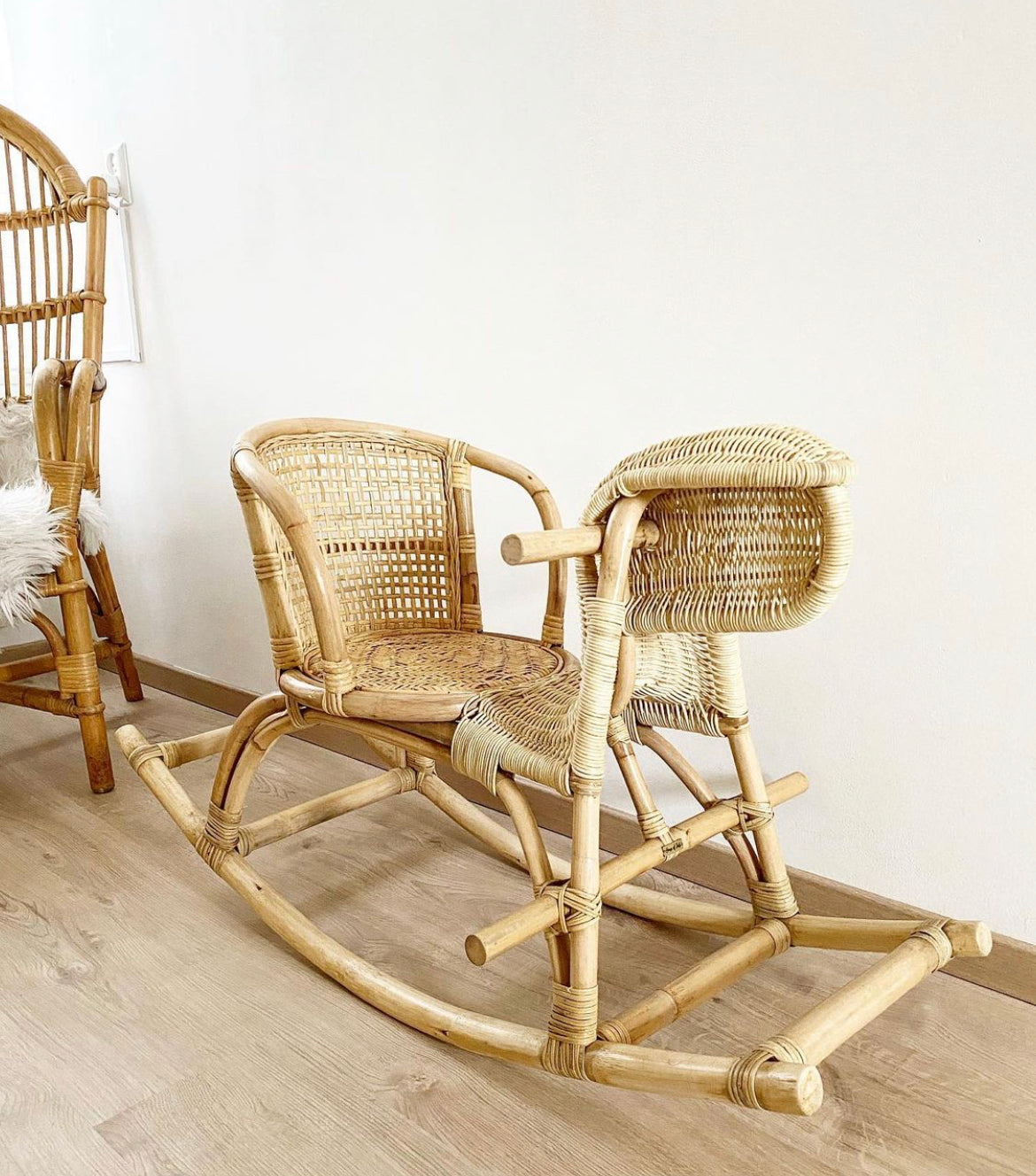 Rotan Hobbelpaard Leo