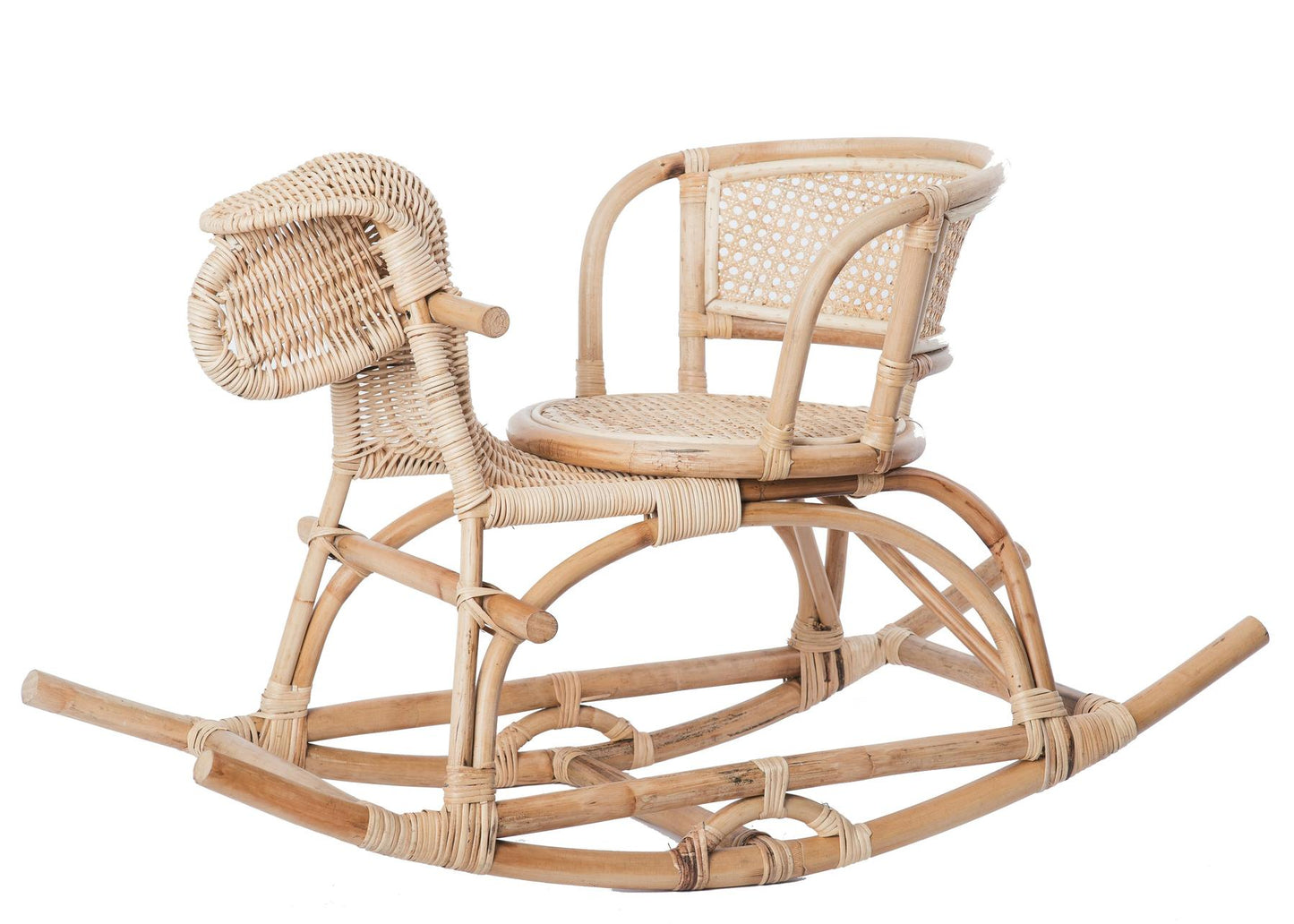 Rotan Hobbelpaard Leo