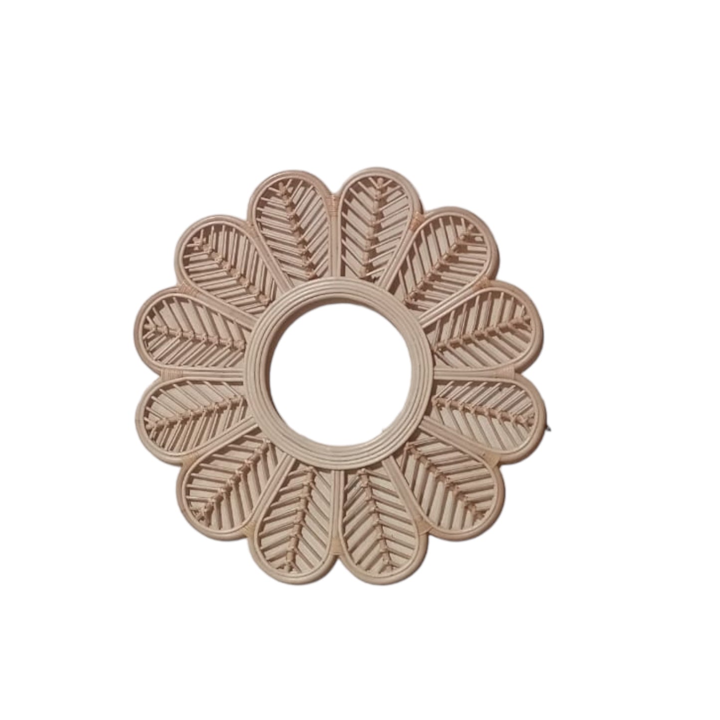 Rotan Spiegel Bloem