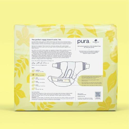 Pura Eco-Friendly Luiers Maat 2 (3-6kg), 152 luiers