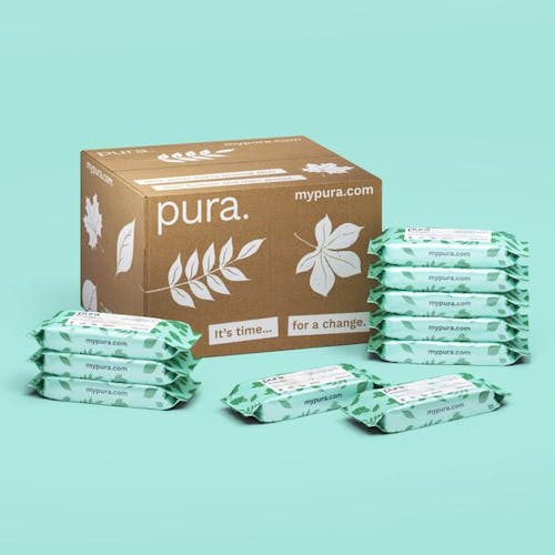 Pura 100% Plasticvrije Biologisch Afbreekbare Babydoekjes - 700 doekjes
