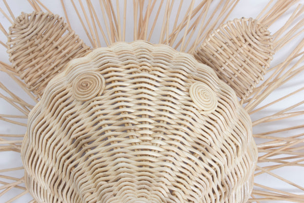 Benji De Egel Rotan Wanddecoratie Dierenkop