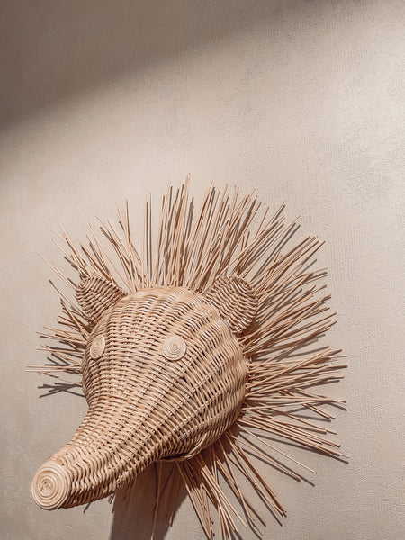 Benji De Egel Rotan Wanddecoratie Dierenkop