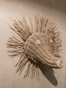 Benji De Egel Rotan Wanddecoratie Dierenkop
