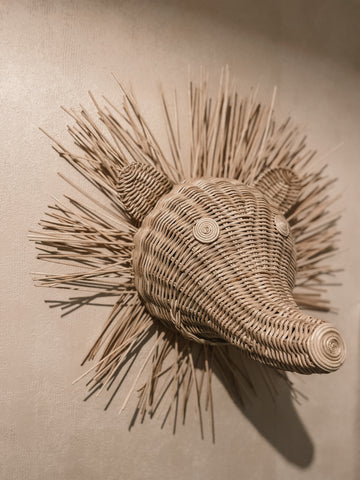 Benji De Egel Rotan Wanddecoratie Dierenkop