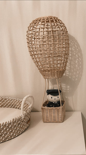 Luchtballon Billy Wanddecoratie Rotan